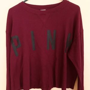 VS PINK waffle thermal M